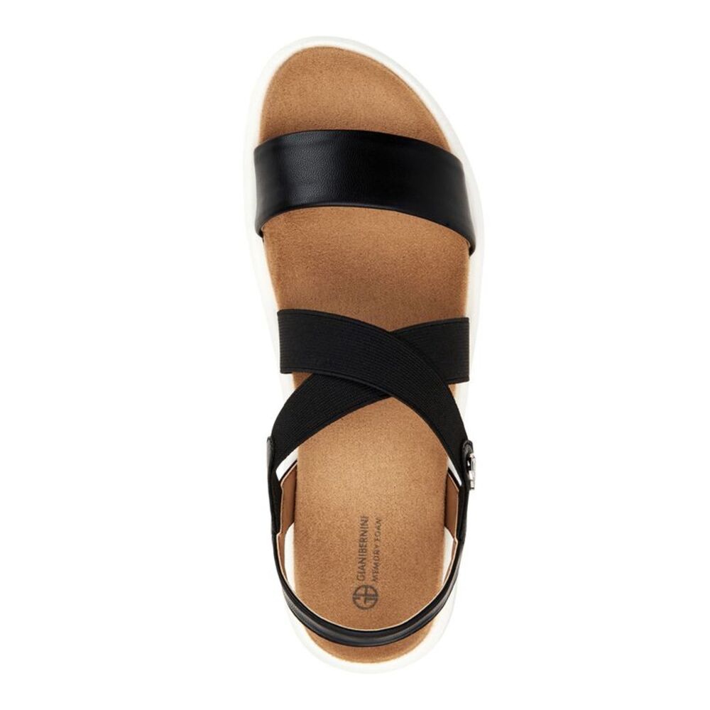 GIANI BERNINI Womens Black Flixii Round Toe Slip On Slingback Sandal 11 M - Picture 3 of 4